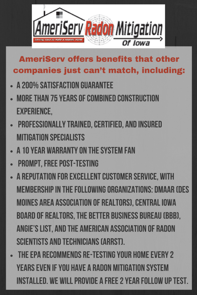 What makes Ameriserv Radon special?