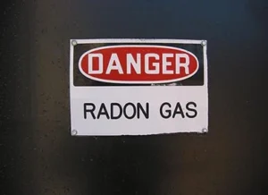 Radon Gas Sign 